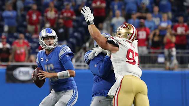 Detroit Lions quarterback Jared Goff